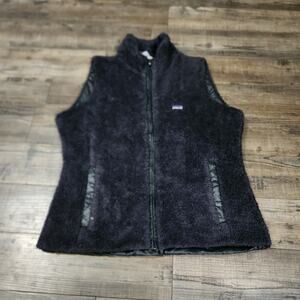 Patagonia Fleece Vest dark blue-purple women's size XL 2481